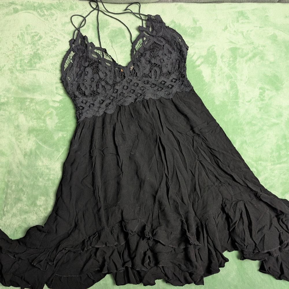 Free People Women's Adella Slip Dress Large - Picture 3 of 7